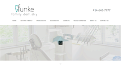 Desktop Screenshot of funkefamilydentistry.com